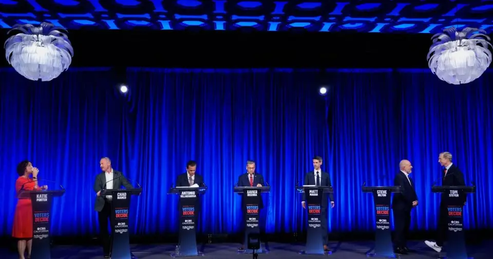 California governor debate ends with no clear frontrunner, race stays wide open