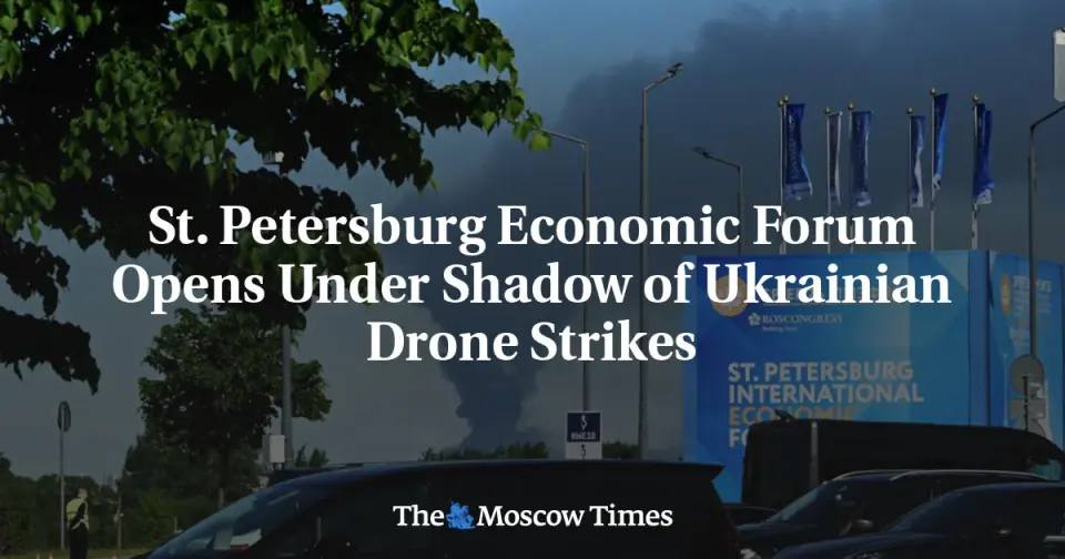 Drones Trail Shadow Over SPIEF Opening
