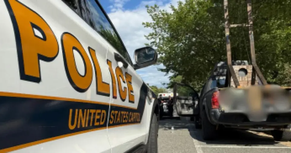 Guillotine in Truck Bed Triggers Arrest Near Supreme Court, Family Says It Was Symbolic
