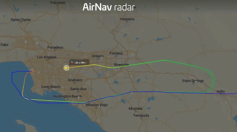 AA1009: American Airlines Flight Diverts Back to LAX After Emergency
