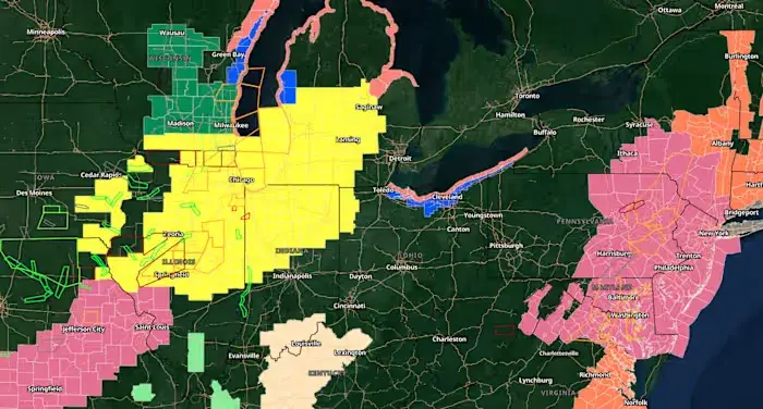 Severe Storms Prompt Tornado Watch Across Eight Southeast Michigan Counties