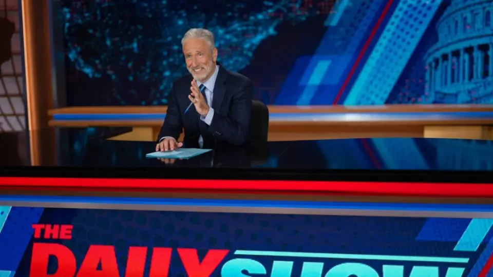 Jon Stewart lampoons Trump’s Iran talks and the art of the deal