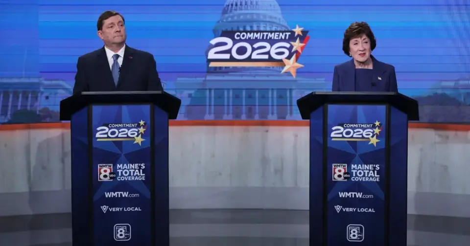 Collins and Jackson Clash Over Iran War and Kavanaugh in Heated Maine Debate