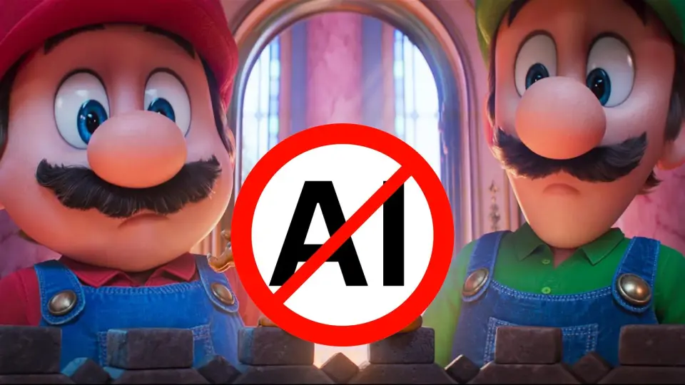 Mario Galaxy Movie Clamps AI Training in Closing Credits