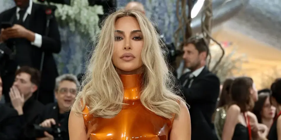 Kim Kardashian Stuns in Bronze Breastplate at 2026 Met Gala