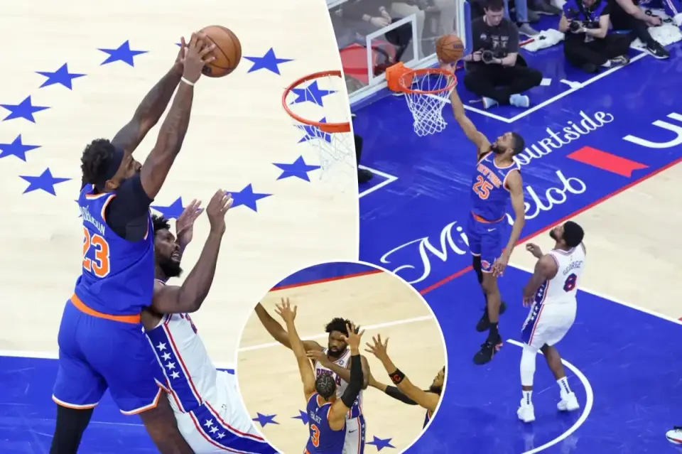 Brunson powers Knicks to 3-0 series lead over 76ers
