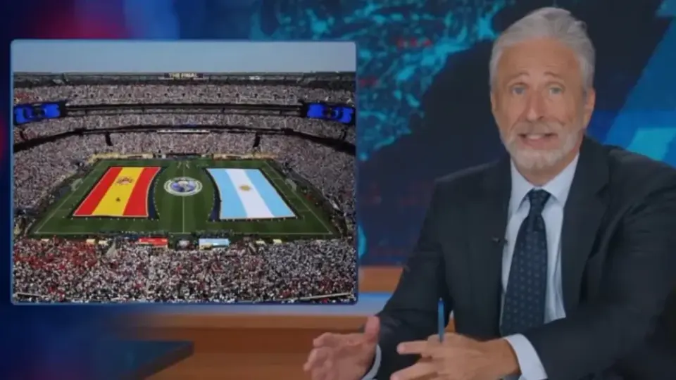 Jon Stewart: World Cup Final Was a 'Reverse Super Bowl'