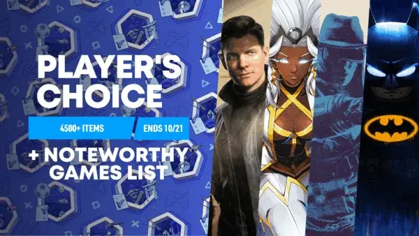 Sony Launches Massive October 'Player's Choice' Sale with 4,955 Items