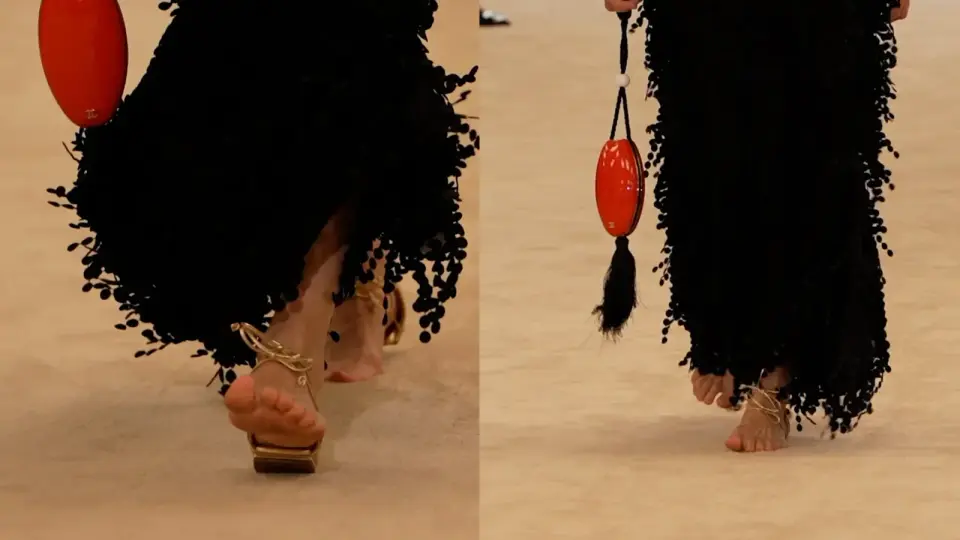 Chanel's barefoot sandal sparks internet debate