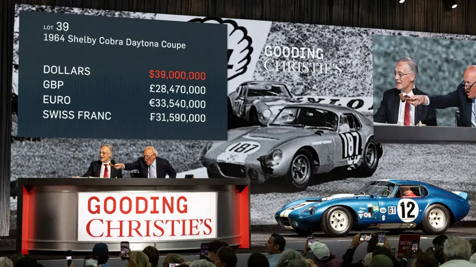 Record-Setting Shelby Cobra Daytona Coupe Fetches $42.9M at Pebble Beach