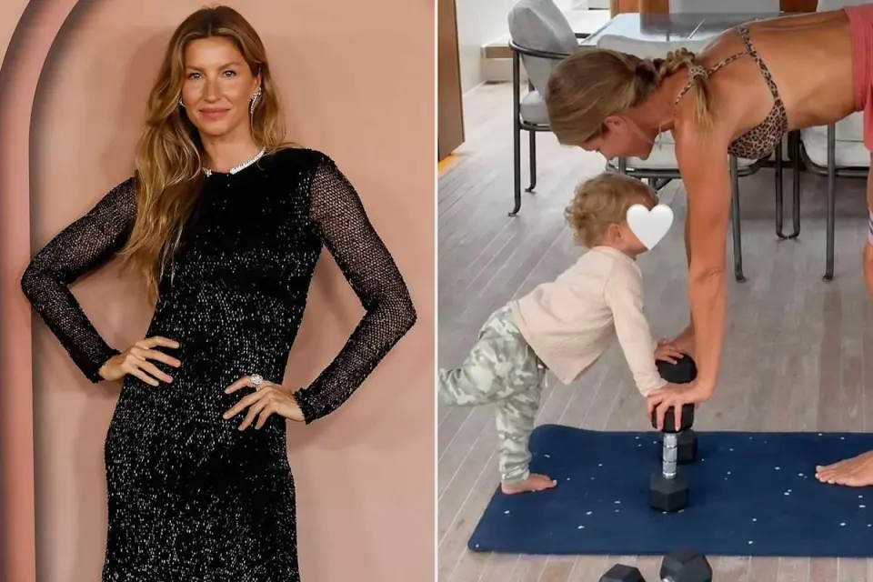 Gisele Bündchen Captures Heartwarming Moment as Son Posts a Copycat Workout