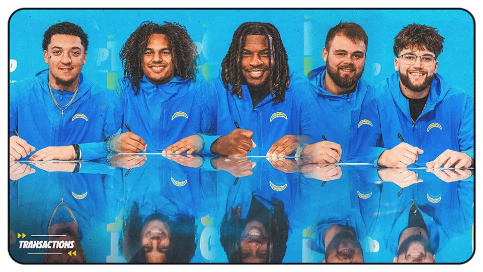 Chargers Ink Five 2026 Draft Picks and 18 Undrafted Free Agents