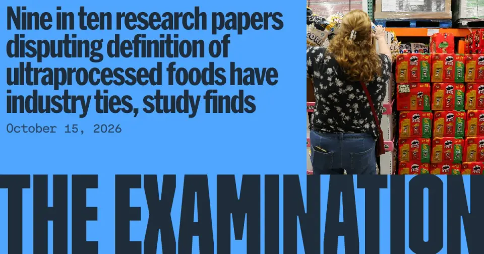 Industry Ties and Brain Risks: New Data Complicates the Ultraprocessed Food Debate