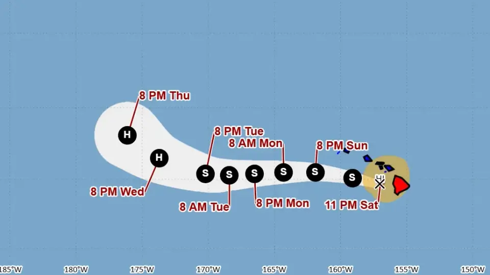 Hawaii Braces for Lala as Tropical Storm Triggers Flooding, Outages and Travel Disruptions