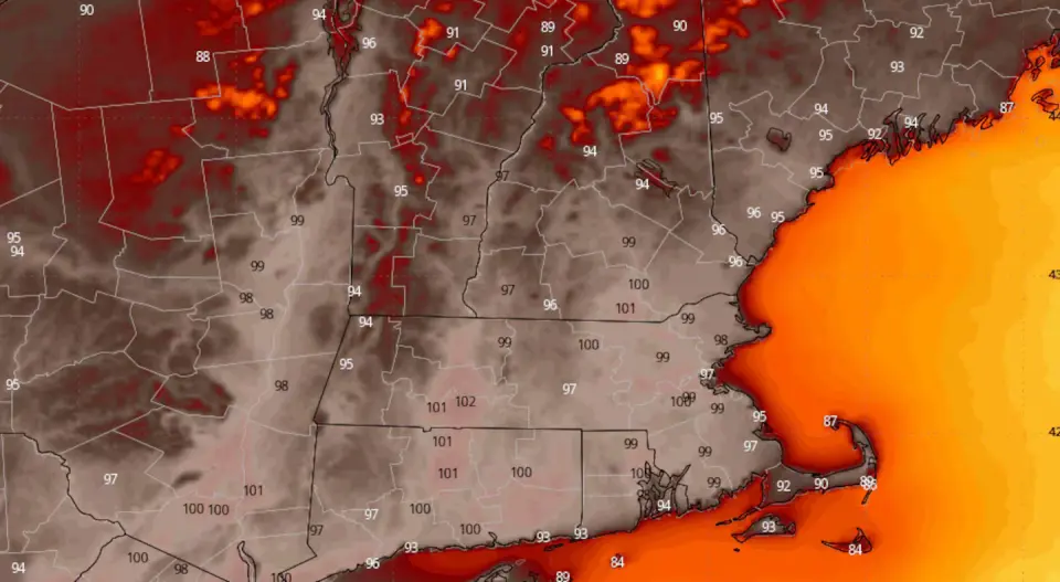 Heat Dome Pushes New England Toward July Fourth Heat Wave