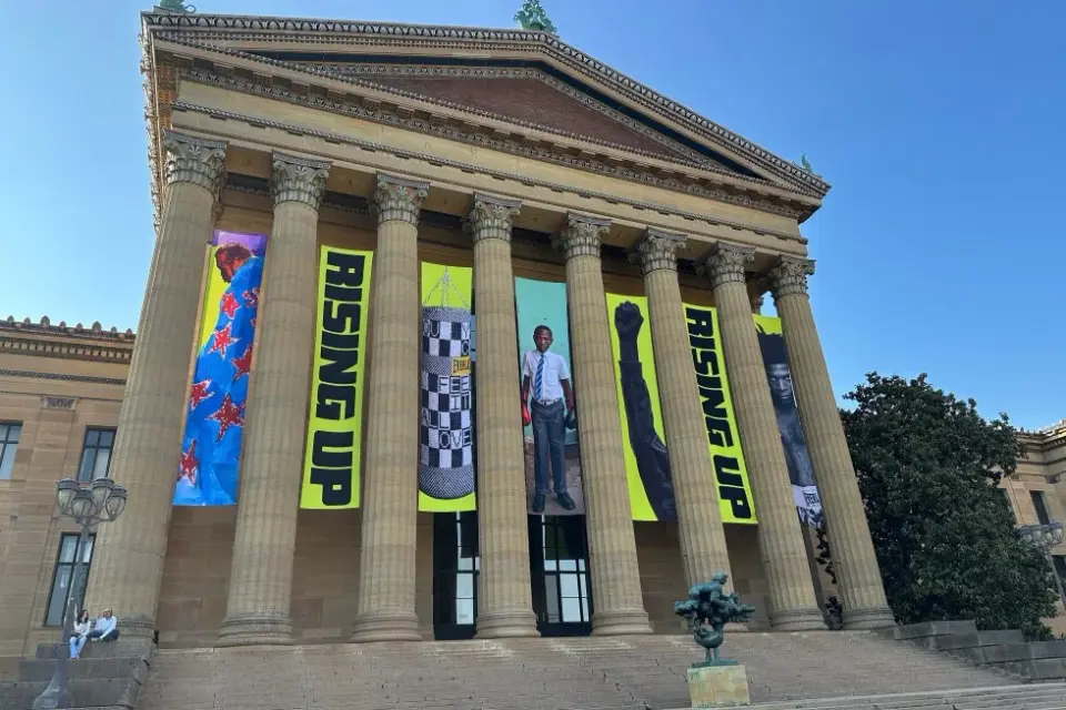 Philly’s Rocky statue moves inside the Art Museum for global spotlight