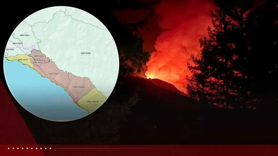 Big Sur Timber Fire Expands to 2,000 Acres, Threatens 259 Structures