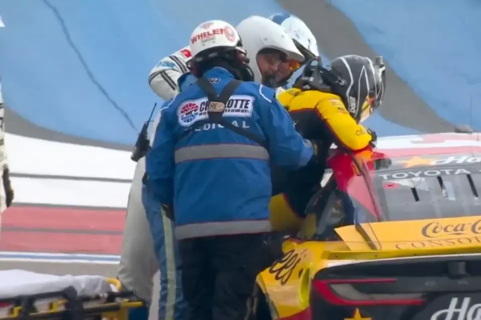 Bowman's Slide Ends Chase Hopes for Wallace and Byron in Charlotte