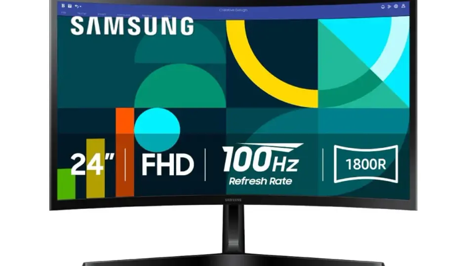 August Bargain: Samsung’s 24-Inch Curved Monitor Slashed to $100 on Amazon