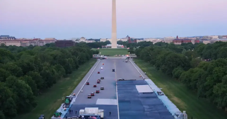 Lawsuit Seeks Halt to Trump’s Blue Reflecting Pool Makeover at Lincoln Memorial
