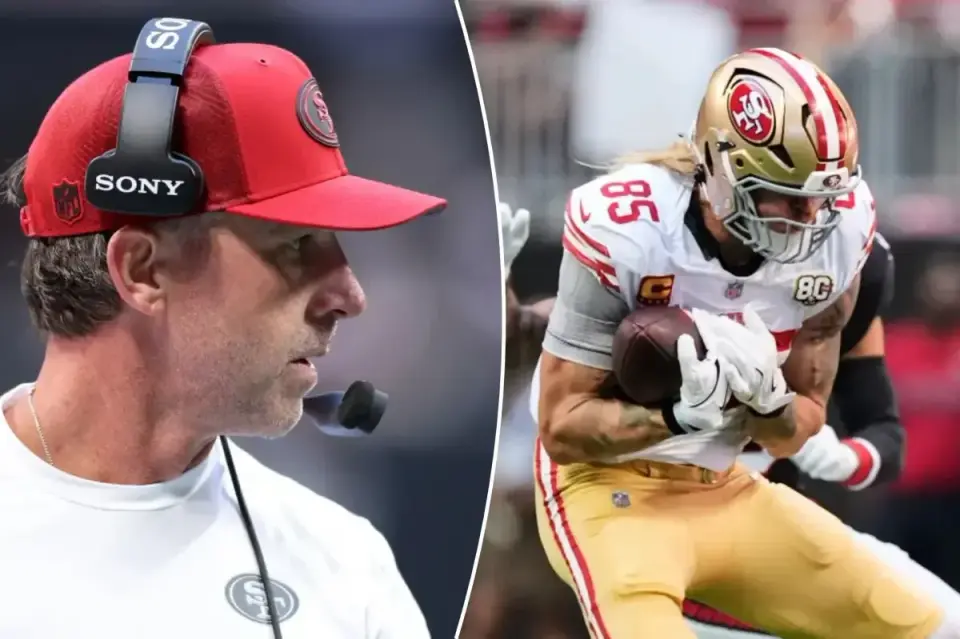 Kittle defends Shanahan after 49ers' first loss amid severe receiver injuries