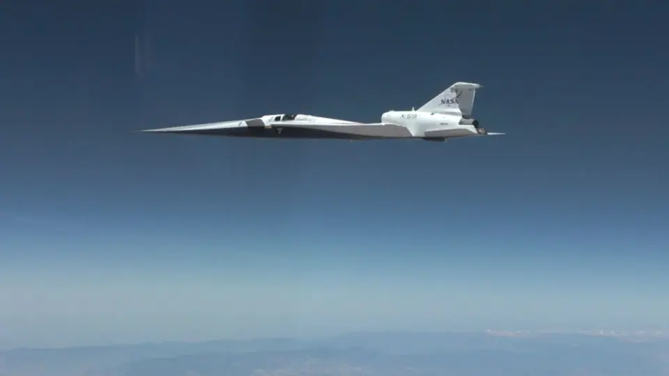 NASA’s X-59 Surpasses Mach 1 on First Supersonic Flight