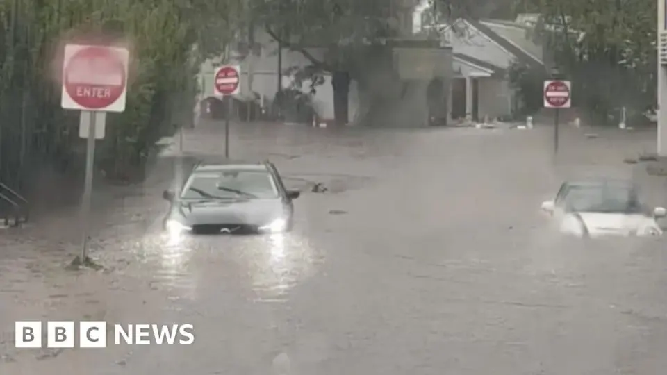 Runners wade through knee-high water in New Jersey half-marathon despite flash flood warnings
