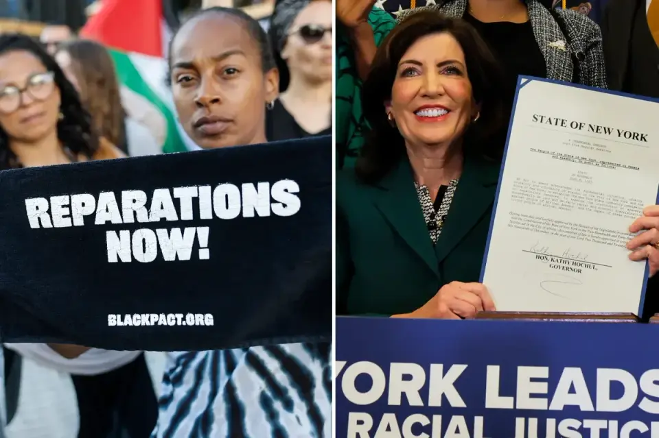 New Yorkers push for $800,000 reparations per person as state hearing weighs options
