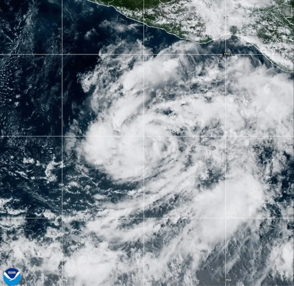 Tropical Storm Vance Forms in Pacific, No Land Threat Expected