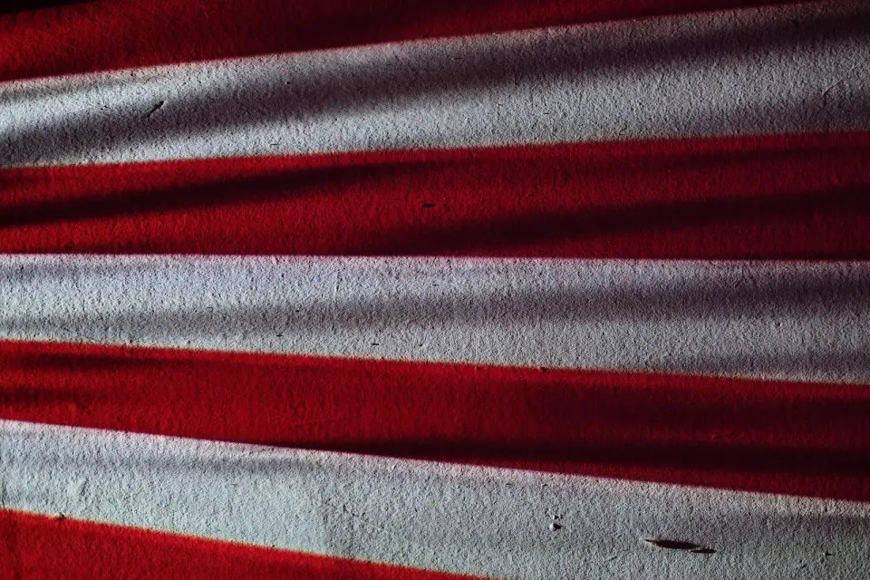 Apollo Moon Flags Bleached to White, Leaving Shadowed Reminders