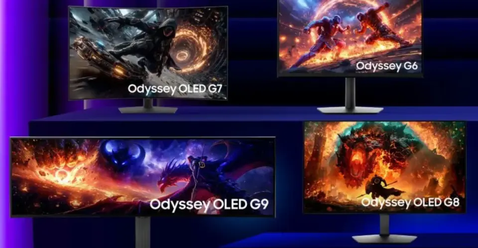 Samsung ramps up gaming speeds with 1,100Hz Odyssey G6 and OLED upgrades