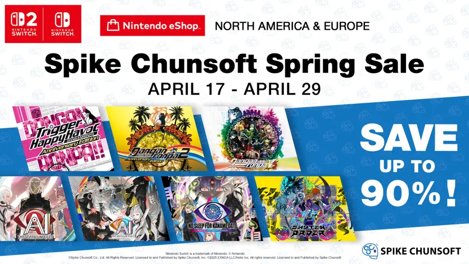 Spike Chunsoft Spring Sale Slashes Prices on Nintendo eShop (April 17–29, 2026)