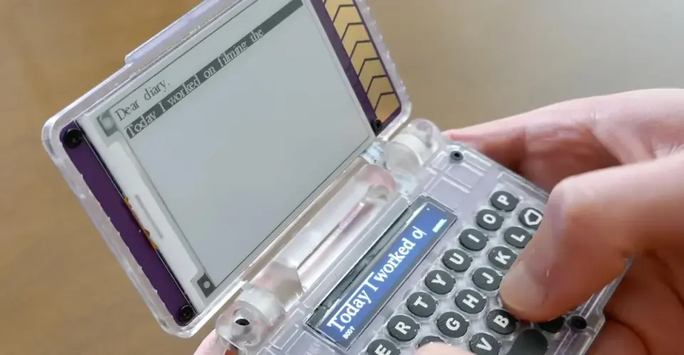 PocketMage revives the PDA era with e-paper and dual screens