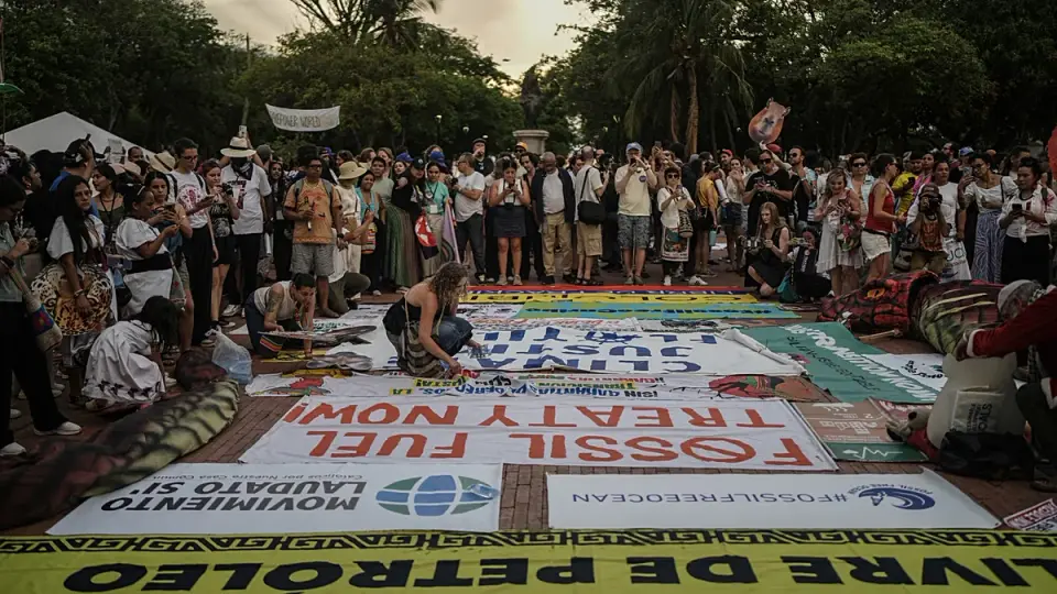 Colombia hosts a new power as 60 countries push fossil-fuel transition, Trump absent