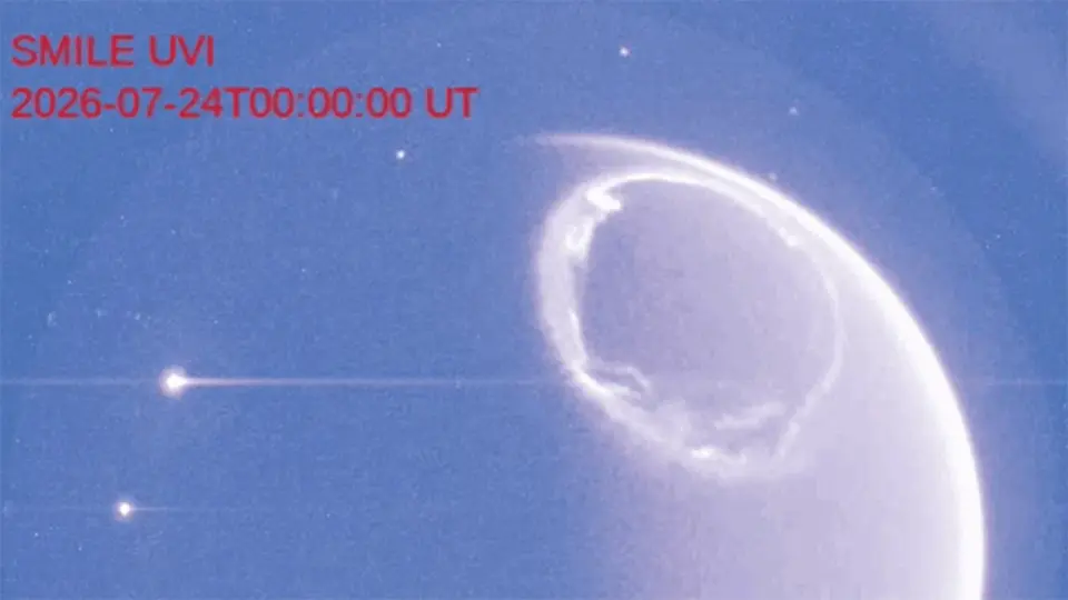 SMILE Satellite Begins Science Ops, Capturing Daytime Auroras in First UV Images