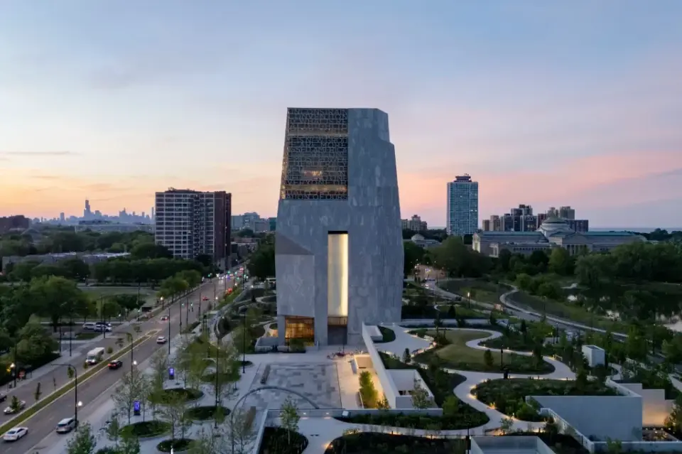 Obama Center's Earthbound Tower Redefines Chicago Architecture