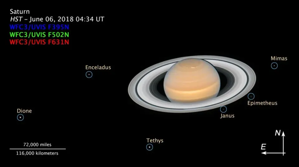 Saturn's moon tally climbs to 285 after 2025–2026 confirmations