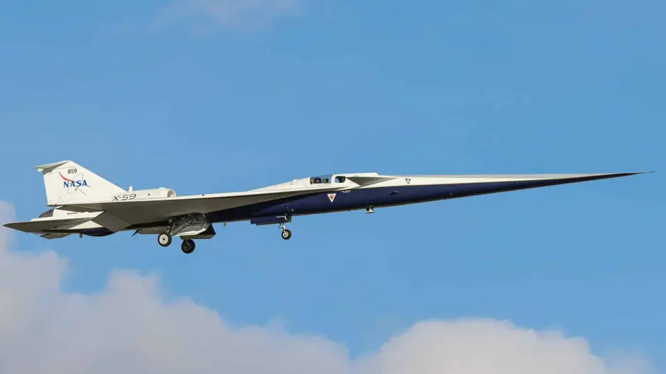 NASA X-59 QueSST Begins Eastward Journey to Florida for Airshow