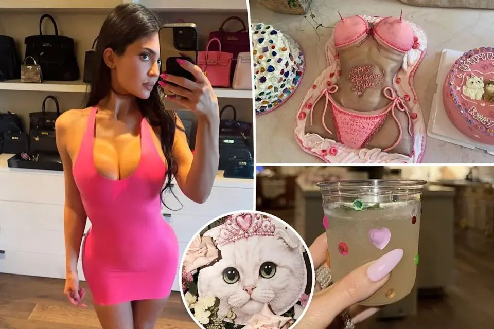 Kylie Jenner's Kitty-Themed 29th Birthday Bash Lights Up L.A. with Kim and Hailey