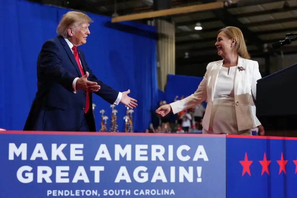 Trump rallies in South Carolina as GOP scrambles to defend vulnerable Senate seat