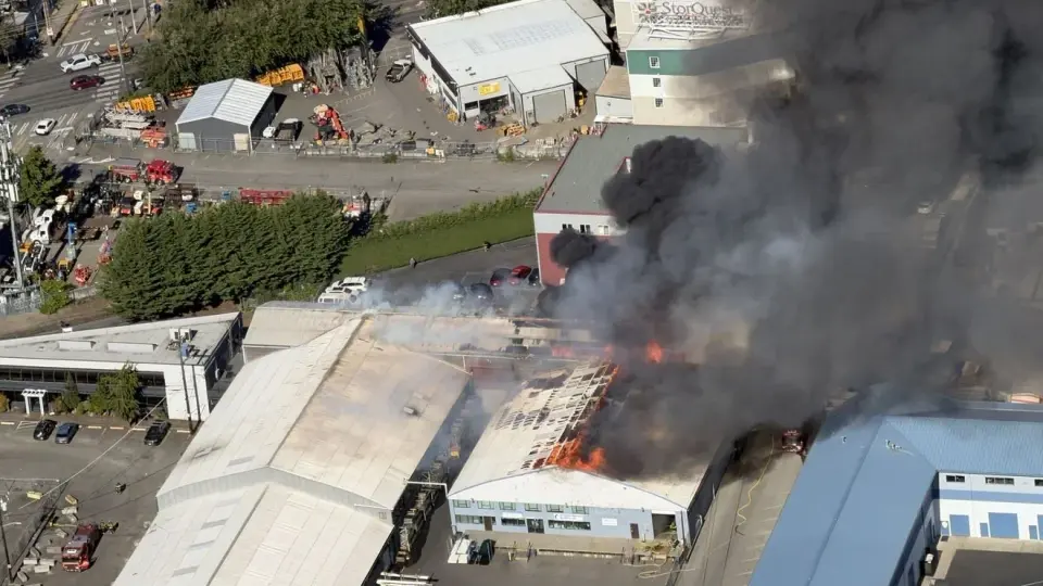 Seattle Fire Tackles Large Two-Alarm Warehouse Blaze in Ballard