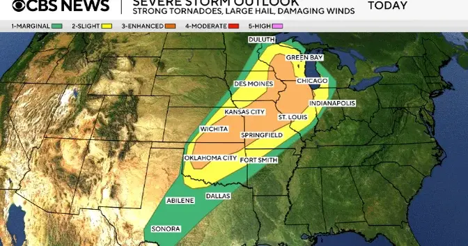 Central U.S. Braces for More Severe Weather After Tornadoes and Flooding