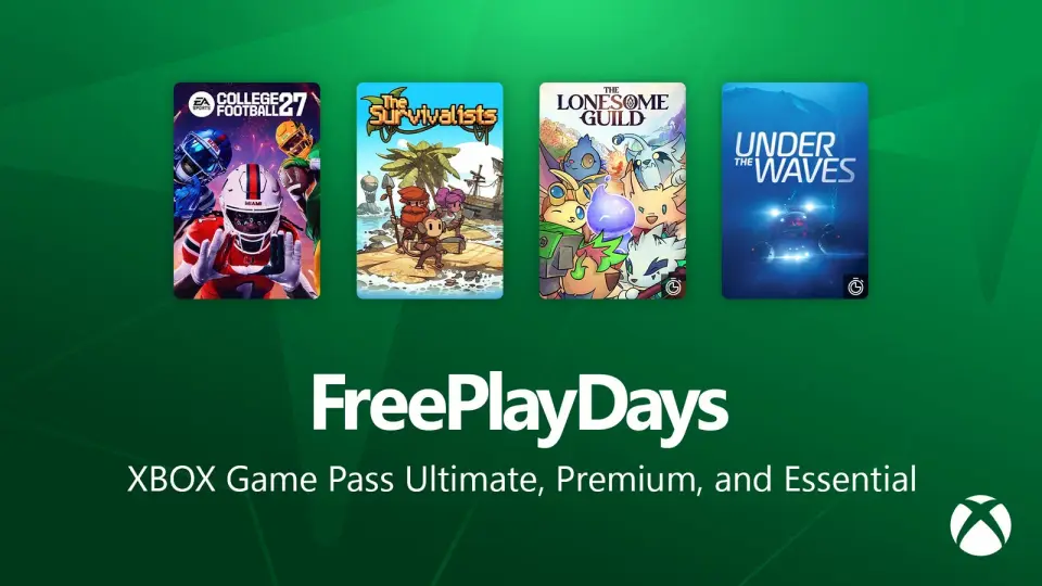 Xbox Free Play Days Feature EA Sports College Football 27, The Survivalists, and Two Other Titles