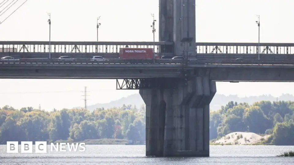 Russian Drones Strike Kyiv's Pivdennyi Bridge, Halting Metro and Traffic