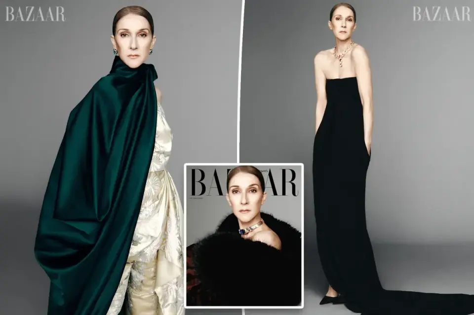 Celine Dion Stuns in Bulgari Jewels on Harper's Bazaar Cover