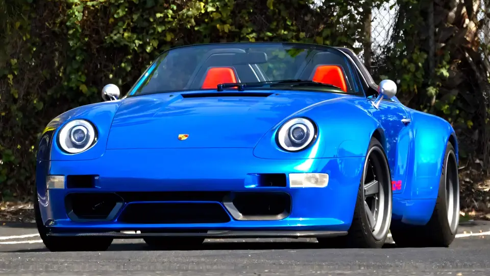 Gunther Werks 993 Speedster (Blue Phoenix) Heads to Monterey Auction as a Carbon-Fiber Hyper-Classic