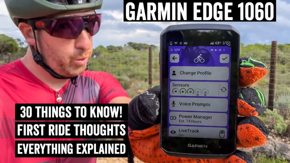 Garmin Edge 1060 Launches with Voice Control and Smaller Form Factor
