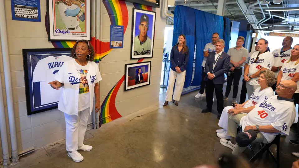 Dodgers Debut Permanent Tribute to LGBTQ Pioneers Burke and Bean