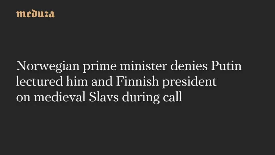 Nordic Leaders Clash Over Putin Call Amid European Diplomatic Fractures