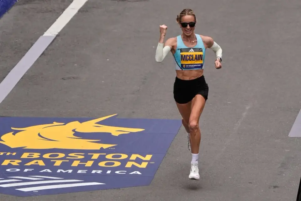 Talbi and McClain Shatter American Records at Boston Marathon